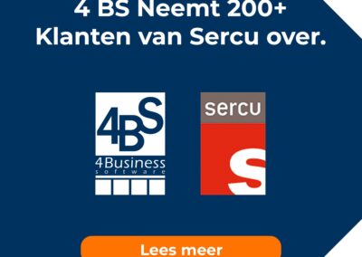 4 Business Software Neemt Meer Dan 200 Klanten van West-Vlaamse Sercu over.