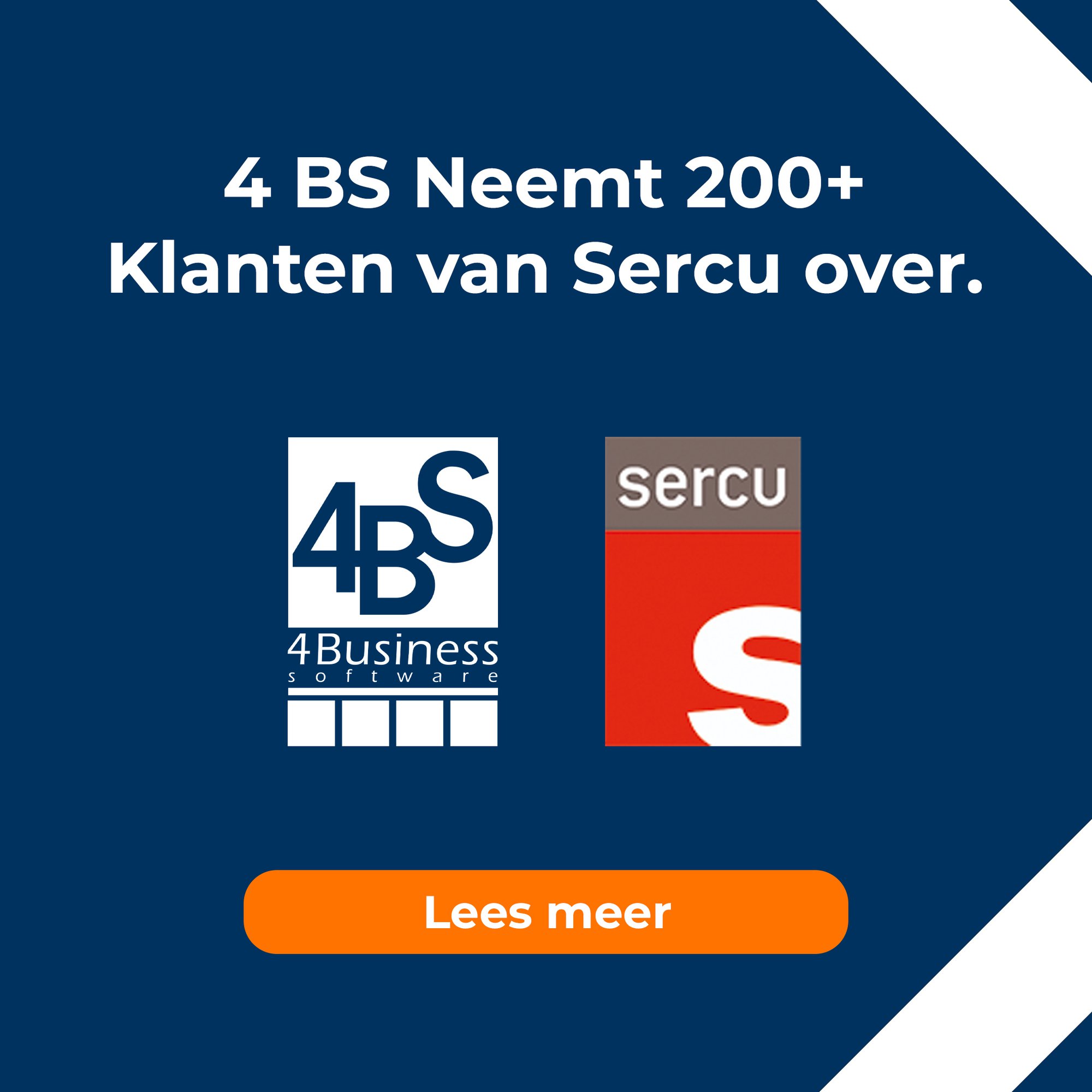 4 Business Software Neemt Meer Dan 200 Klanten van West-Vlaamse Sercu over. cover